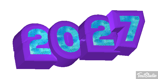 2027 Text effect