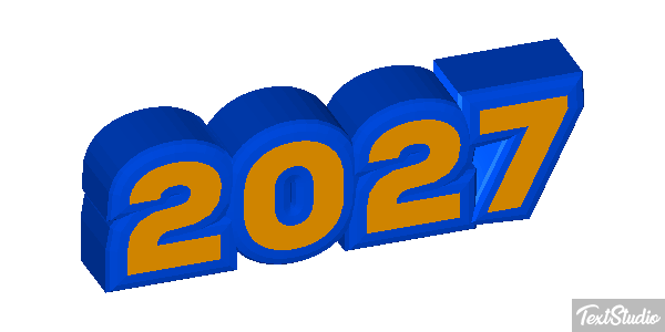 2027 Text effect