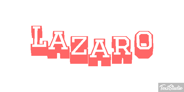 Lazaro テキスト効果