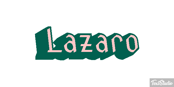 Lazaro テキスト効果
