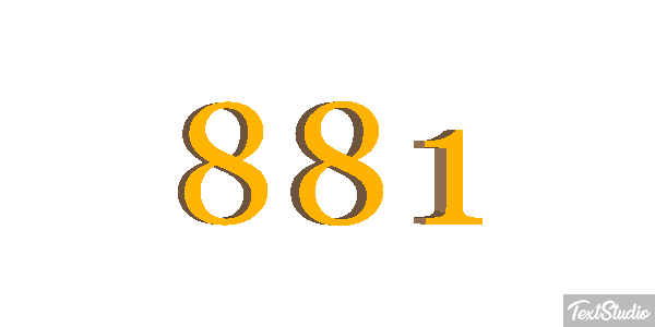 881 テキスト効果