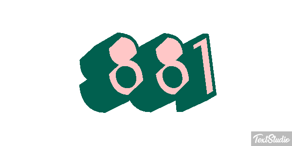 881 テキスト効果