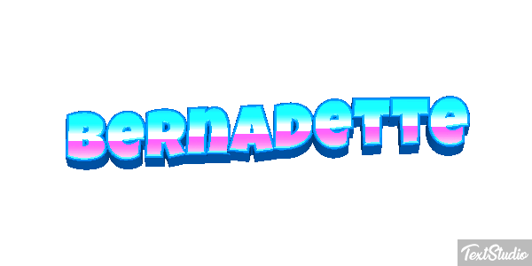 Bernadette Text effect