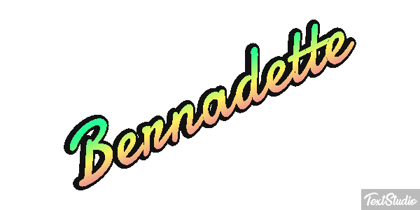 Bernadette Text effect