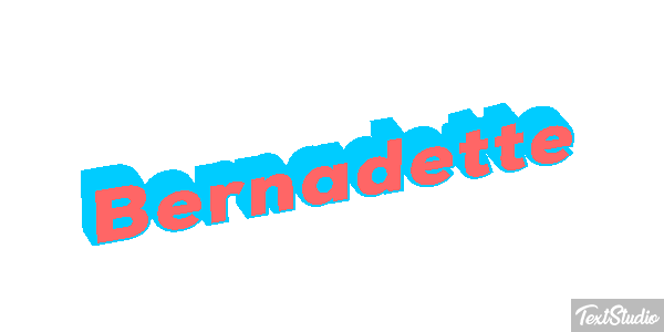 Bernadette Text effect