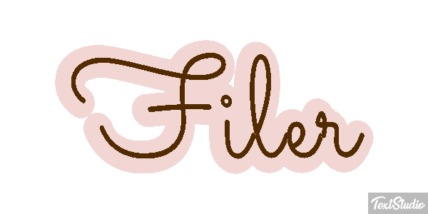 Filer Text effect