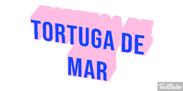 Tortuga de mar Efekt tekstowy
