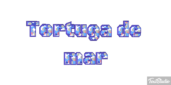 Tortuga de mar Efekt tekstowy