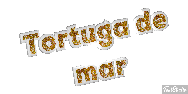 Tortuga de mar Efekt tekstowy