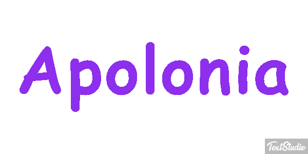 Apolonia Efekt tekstowy