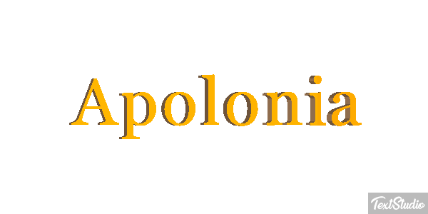 Apolonia Efekt tekstowy
