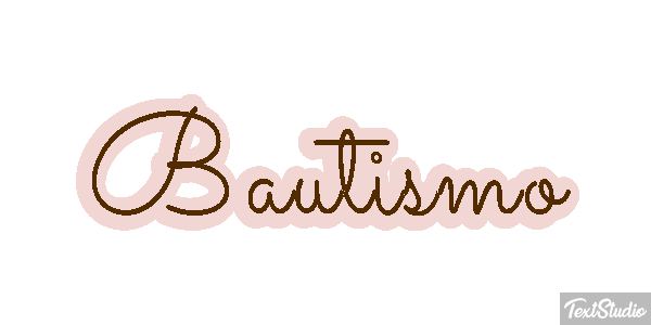 Bautismo Efecto de texto
