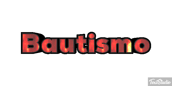 Bautismo Efecto de texto