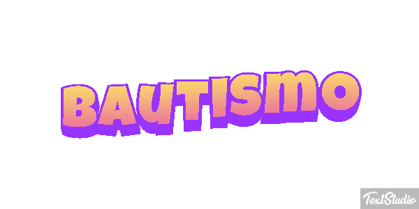 Bautismo Efecto de texto