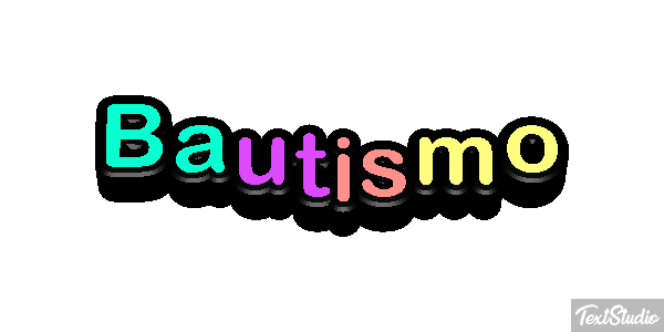 Bautismo Efecto de texto