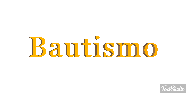 Bautismo Efecto de texto