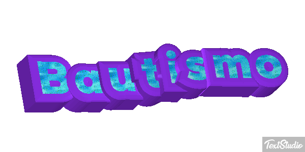 Bautismo Efecto de texto