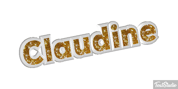Claudine Text effect