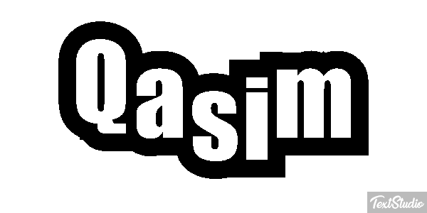 Qasim Tekst effect