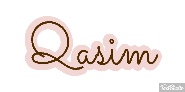 Qasim Tekst effect