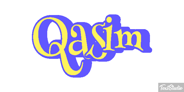 Qasim Tekst effect