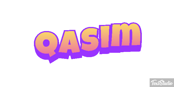 Qasim Tekst effect