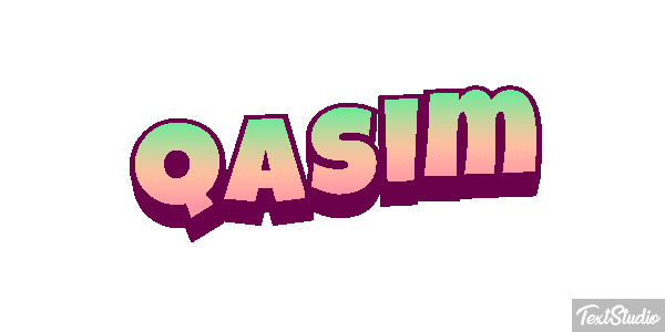 Qasim Tekst effect
