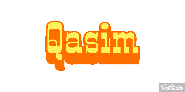 Qasim Tekst effect