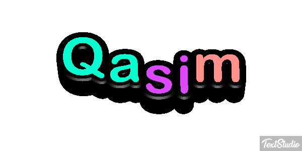 Qasim Tekst effect