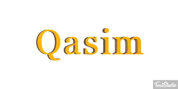 Qasim Tekst effect