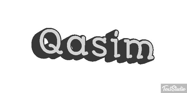 Qasim Tekst effect