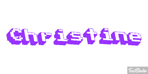 Christine Text effect