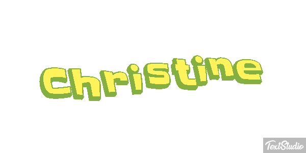 Christine Text effect