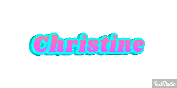 Christine Text effect