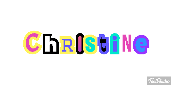 Christine Text effect