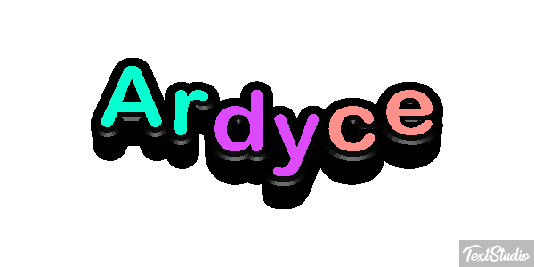 Ardyce Effetto testo