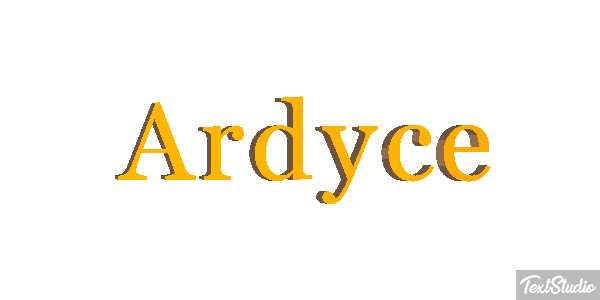 Ardyce Effetto testo