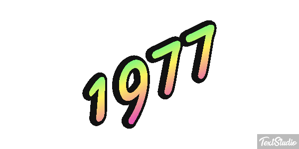 1977 Texteffekt