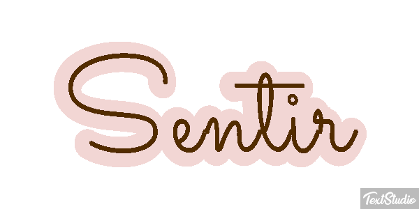 Sentir Efeito do texto
