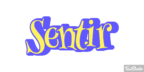 Sentir Efeito do texto