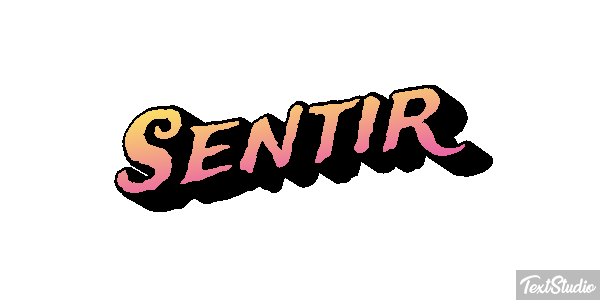 Sentir Efeito do texto