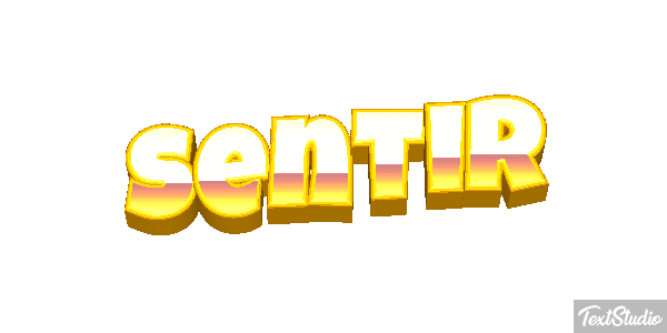 Sentir Efeito do texto