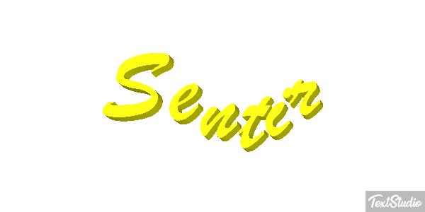Sentir Efeito do texto