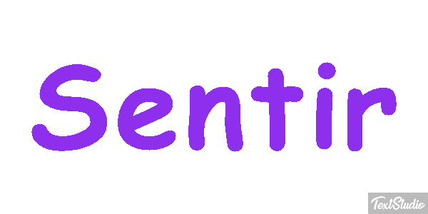 Sentir Efeito do texto