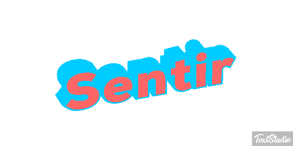 Sentir Efeito do texto