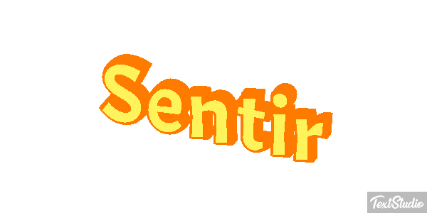 Sentir Efeito do texto
