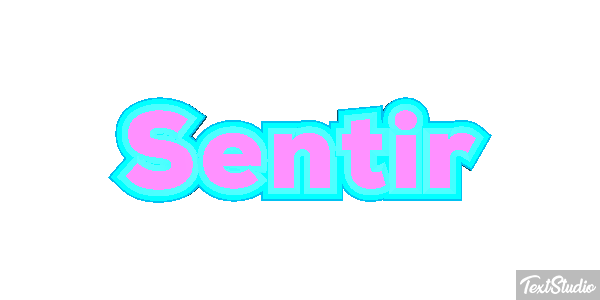 Sentir Efeito do texto