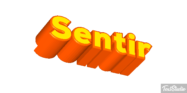 Sentir Efeito do texto