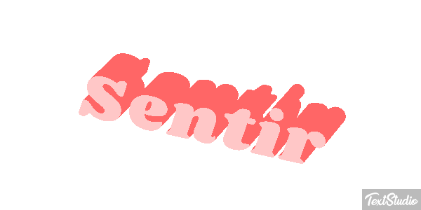 Sentir Efeito do texto