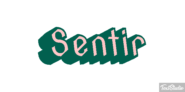 Sentir Efeito do texto